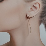 バックキャッチピアス 樹脂ピアス スティックチャーム