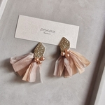 フリンジピアス/チタンピアス/樹脂ピアス/イヤリング