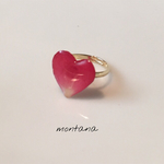 再販 バラ ハート シンプル pinkie♡ring
