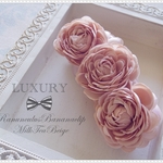 LUXURY♡バナナクリップ♡ミルクティベージュラナン♡