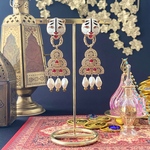 魔法の虎のパールピアス /イヤリング