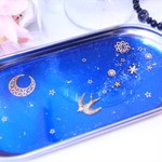 月夜を飛ぶつばめ★定形外OK★アクセサリートレイ