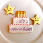 【プチギフト】バースデーケーキクッキー☆