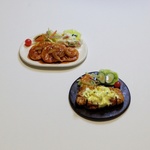 豚肉の生姜焼き・チキン南蛮★ミニチュアフード　２個セット♪