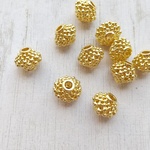 【約9×7.5mm　4個】18k　ゴールド　メタルパーツ