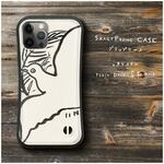 【 レオゲステル Peace Dove 平和のハト】スマホケース グリップケース 全機種対応 絵画 iPhone12 XR 11 耐衝撃