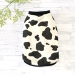モーモーぶらっくのタンクトップ犬服（胴回り32〜40センチ）