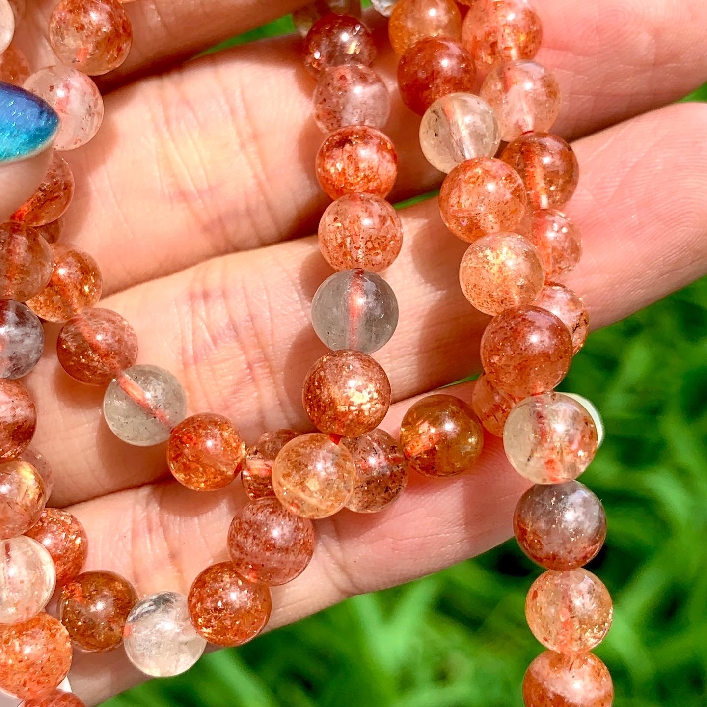 FOREST-STONE / 〔K1960-1〕約7mm アルーシャサンストーン