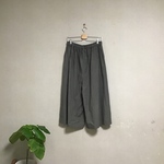 タイプライターコットン　ギャザーパンツ