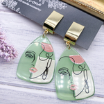 個性的＊gold × pretty woman green impact ピアス