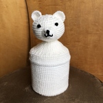 シロクマのトイレットペーパーホルダー