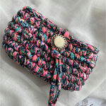 Tシャツヤーンポーチ✱ペイズリー柄