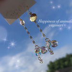 《お嫁入り*1》当店オリジナル❤️ピアス/イヤリング༓❅⃝༓シュワっとラムネビーズと涼しげシャボン玉ロングaccessoryෆ⃛ෆ⃛ここでしかGET出来ません🥰