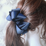 【再販】バナナクリップ　【選べる5色】大きめリボン　ヘアクリップ　ヘアアクセサリー　リボンクリップ　夏　#夏とminneと