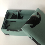 NO.45 黒猫裁縫箱(緑)