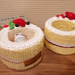 モルタルホールケーキ、いちご  