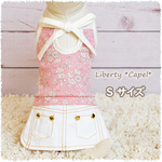 犬服 リバティ *capel* ワンピース ピンク【Sサイズ完成品】