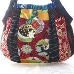 【1-28】和柄*和風*グラニーバッグ*着物リメイク
