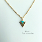 triangle Blueネックレス