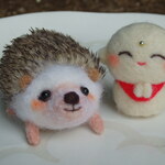 《y様のオーダー品》癒しのはりねずみちゃんとおじぞこちゃん