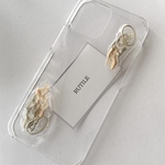 優しいゴールドカラーのニュアンススマホケース
