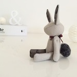 送料無料*　monotone rabbit　(no.26)