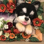 halmama0713様ご予約品　ウチの子ブローチ