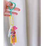 カラフルポップ♡ キーチェーン キーホルダー バックチャーム ハート⸜ ♡ ⸝