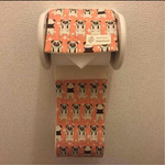 北欧パグオレンジ＊トイレットペーパーカバー