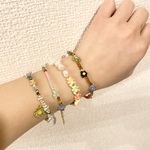 ハンドメイド　ブレスレット　韓国アクセ ビーズアクセサリー