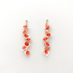 EARRING: 「 Red & Orange」Aurora