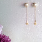 一粒コットンパールの２wayﾋﾟｱｽ