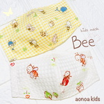 《aonoa kids》ワッフルBEE🐝＆てんとう虫マスク2枚セット！リピーター続出！息がしやすい快適キッズマスク　子供用　3〜15歳用　送料無料　男の子入園入学練習用に♡春夏秋冬オールシーズンOK