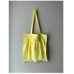 TOTE BAG コラージュ「ゆらり、ふわり、空想中..」　檸檬色