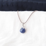 Blue Marron Pendant（ソーダライト×淡水パール）