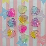 【192】グラデーション音符♡チャームにもなります♡プラパーツ 貼り付けパーツ ハンドメイド材料  ハンドメイドアクセサリー
