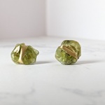 ぺリドットの金継ぎピアス