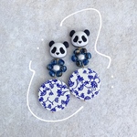 gomesu ANIMAL black ピアス/イヤリング