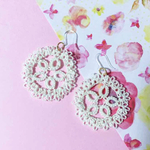 タティングレースのピアス