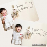 (虫ピン付属)happy birthday ワイヤーレタリング
