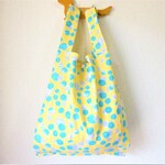 ☆期間限定SALE☆レジ袋型エコバッグ（大）◎ふんわりフラワー◎