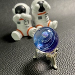 【予約済】オーダー品　宇宙玉レジン大玉コンパウンド仕上