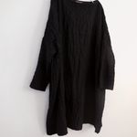 スクエアワンピース　ブラック　着丈88ｃｍ