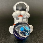 大玉　宇宙玉レジン惑星　コンパウンド仕上げ