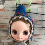 ミディブライス　森のちょこりあん帽子(ブルー)
