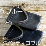  再販　防水・ラミネート ヴィンテージデニム スマホポーチ （２色展開）