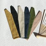 扇子収納袋　扇子入れ　ドビー織　無地　10色　新色追加　1点の価格　暑中見舞いのプレゼントにも