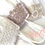 YONE　３点セット🌸夏COOL&DRY🌸　不織布　マスク　冷感　レース　敬老の日　秋マスク　大人用　#新作デー　大きめ　小さめ　マスクケース　
