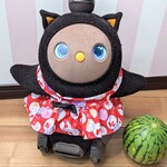 ラボットLOVOT服フレアワンピース金魚柄赤