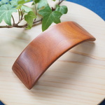 再販-カーブの大きな山桜のシンプルなバレッタ（ヤマザクラM2）アーチ長さ11.0cm